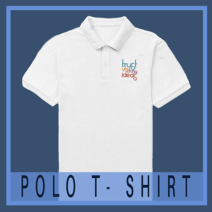 Polo Neck Printed T Shirt